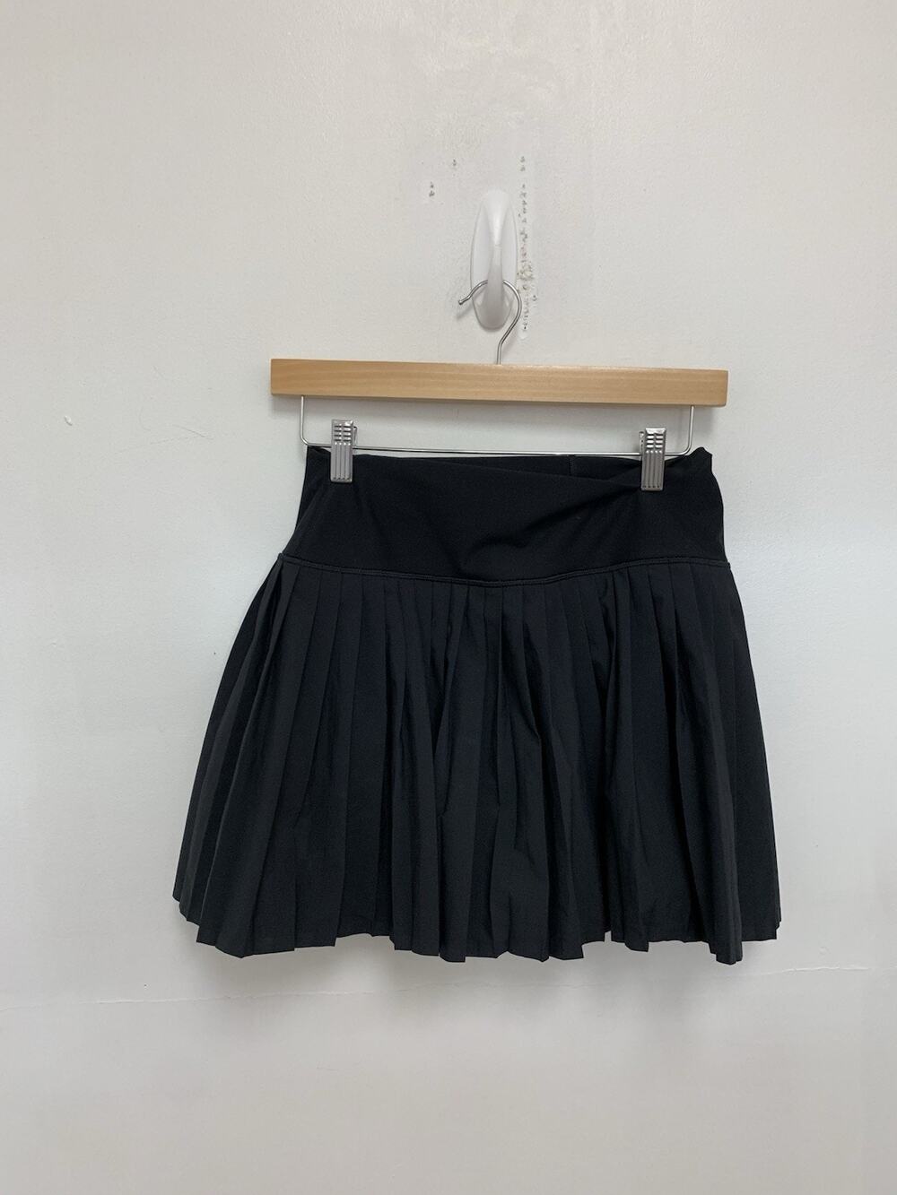 YPB Black Pleated Casual Activewear Mini Skater Tennis Flare A-Line Skort Size M